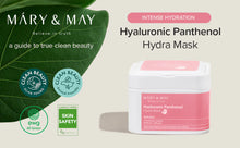 Charger l'image dans la galerie, MARY&MAY Hyaluronic Panthenol Hydra Mask 30pc