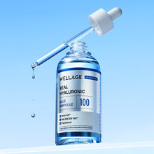 Charger l'image dans la galerie, WELLAGE Real Hyaluronic Blue Ampoule 100 Refill set (60ml+60ml)
