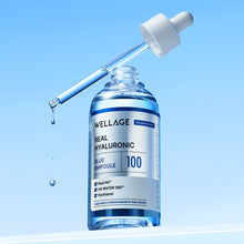 Lade das Bild in den Galerie-Viewer, WELLAGE Real Hyaluronic Blue Ampoule 100 Refill set (60ml+60ml)