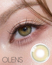 Afbeelding in Gallery-weergave laden, OLENS French Shine Olive Daily 10 pcs (Prescription 0.00~-8.00, 10 lenses)