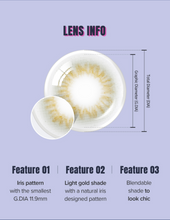 Cargar imagen en el visor de la galería, OLENS Scandi Gray Monthly (Prescription 0.00~-8.00, 1 Pair)