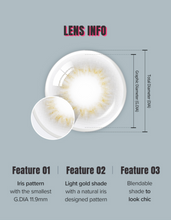 Cargar imagen en el visor de la galería, OLENS Scandi Light Gray Monthly (Prescription 0.00~-8.00, 1 Pair)