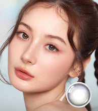 Cargar imagen en el visor de la galería, OLENS Glowy Ash Gray Monthly (Prescription 0.00~-8.00, 1 Pair)