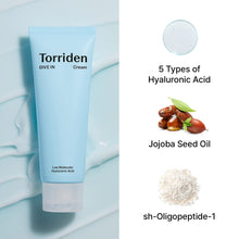 Charger l&#39;image dans la galerie, Torriden DIVE IN Low Molecular Hyaluronic Acid Cream 80 ml
