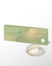 Afbeelding in Gallery-weergave laden, OLENS French Shine Olive Daily 10 pcs (Prescription 0.00~-8.00, 10 lenses)
