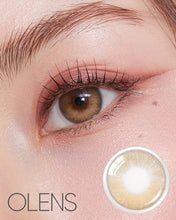 Load image into Gallery viewer, OLENS Moonrise Fawn Brown Monthly (Prescription 0.00~-8.00, 2 lenses)
