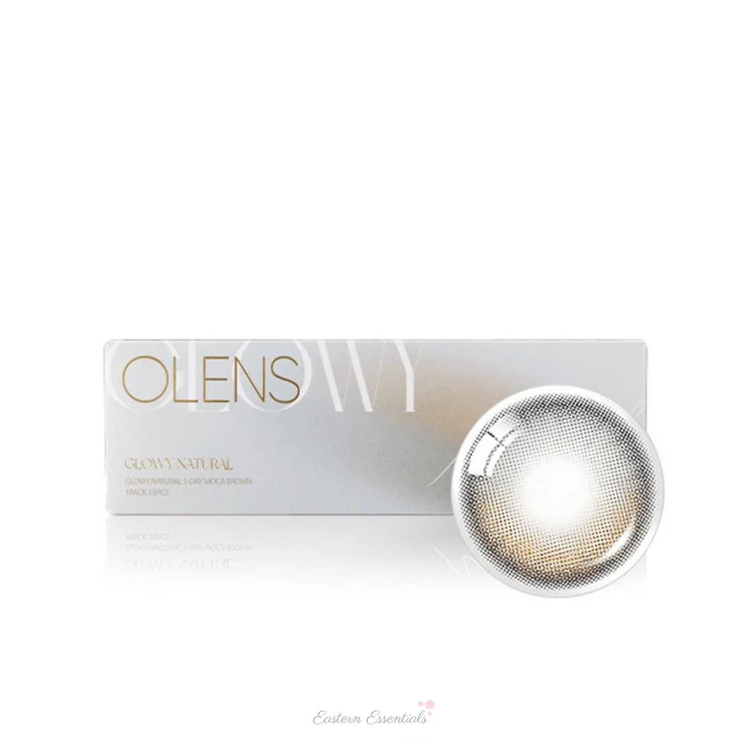 OLENS Glowy Natural Mocha Brown Daily (Prescription 0.00~-8.00, 10 lenses)
