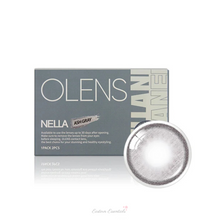 将图片加载到图库查看器，OLENS Nella Ash Gray Monthly (Prescription 0.00~-8.00, 1 Pair)
