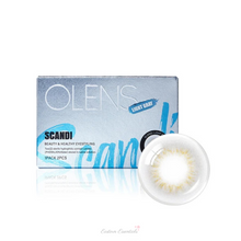 将图片加载到图库查看器，OLENS Scandi Light Gray Monthly (Prescription 0.00~-8.00, 1 Pair)
