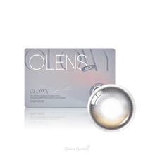 将图片加载到图库查看器，OLENS Glowy Black Monthly (Prescription 0.00~-8.00, 1 Pair)
