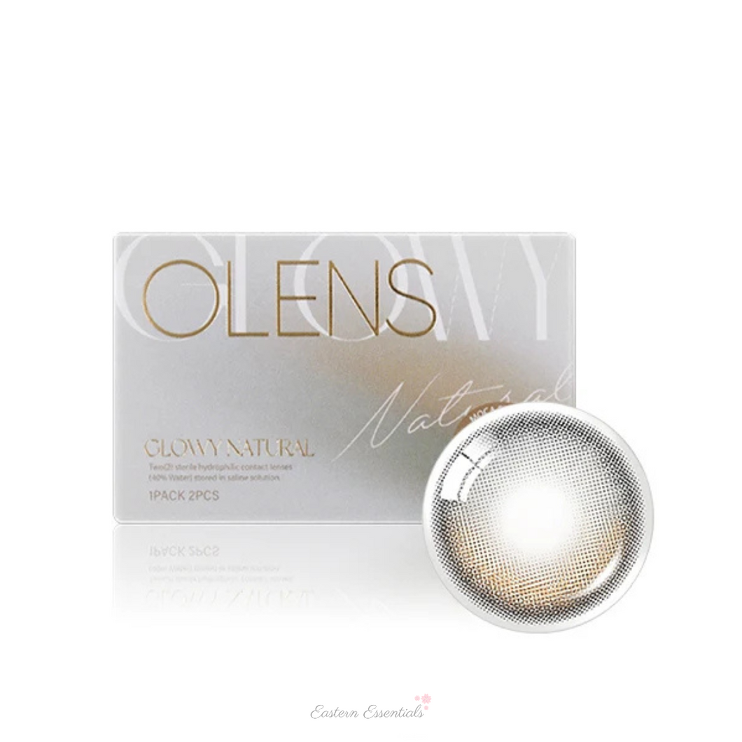 OLENS Glowy Natural Mocha Brown Monthly (Prescription 0.00~-8.00, 1 Pair)