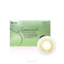 将图片加载到图库查看器，OLENS Spanish Real Olive Monthly (Prescription 0.00~-8.00, 1 Pair)
