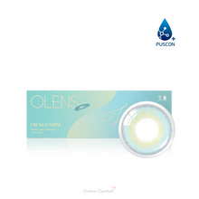将图片加载到图库查看器，OLENS French Shine Aqua Daily (Prescription 0.00~-8.00, 10 lenses)
