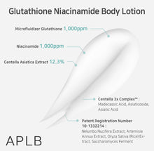 Lade das Bild in den Galerie-Viewer, APLB Glutathione Niacinamide Body Lotion 300 ml
