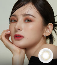 将图片加载到图库查看器，Pre-Order OLENS Scandi Light Gray Monthly (Prescription 0.00~-8.00, 1 Pair)
