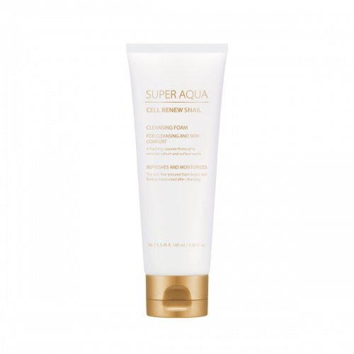 MISSHA Super Aqua Cell Renew Snail Cleansing Foam