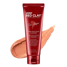 Cargar imagen en el visor de la galería, MISSHA Amazon Red Clay Pore Pack Foam Cleanser
