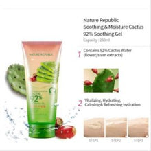 将图片加载到图库查看器，Nature Republic Soothing &amp; Moisture Cactus 82% Soothing Gel
