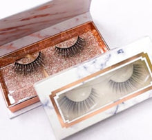 Lade das Bild in den Galerie-Viewer, Premium 3D Mink Strip Lashes #507 Sunny
